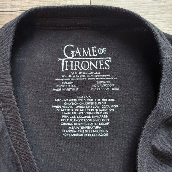 Game of Thrones Tee Medium Tyrion Lannister GOT T-shirt I Drink and Know Things - Picture 4 of 8